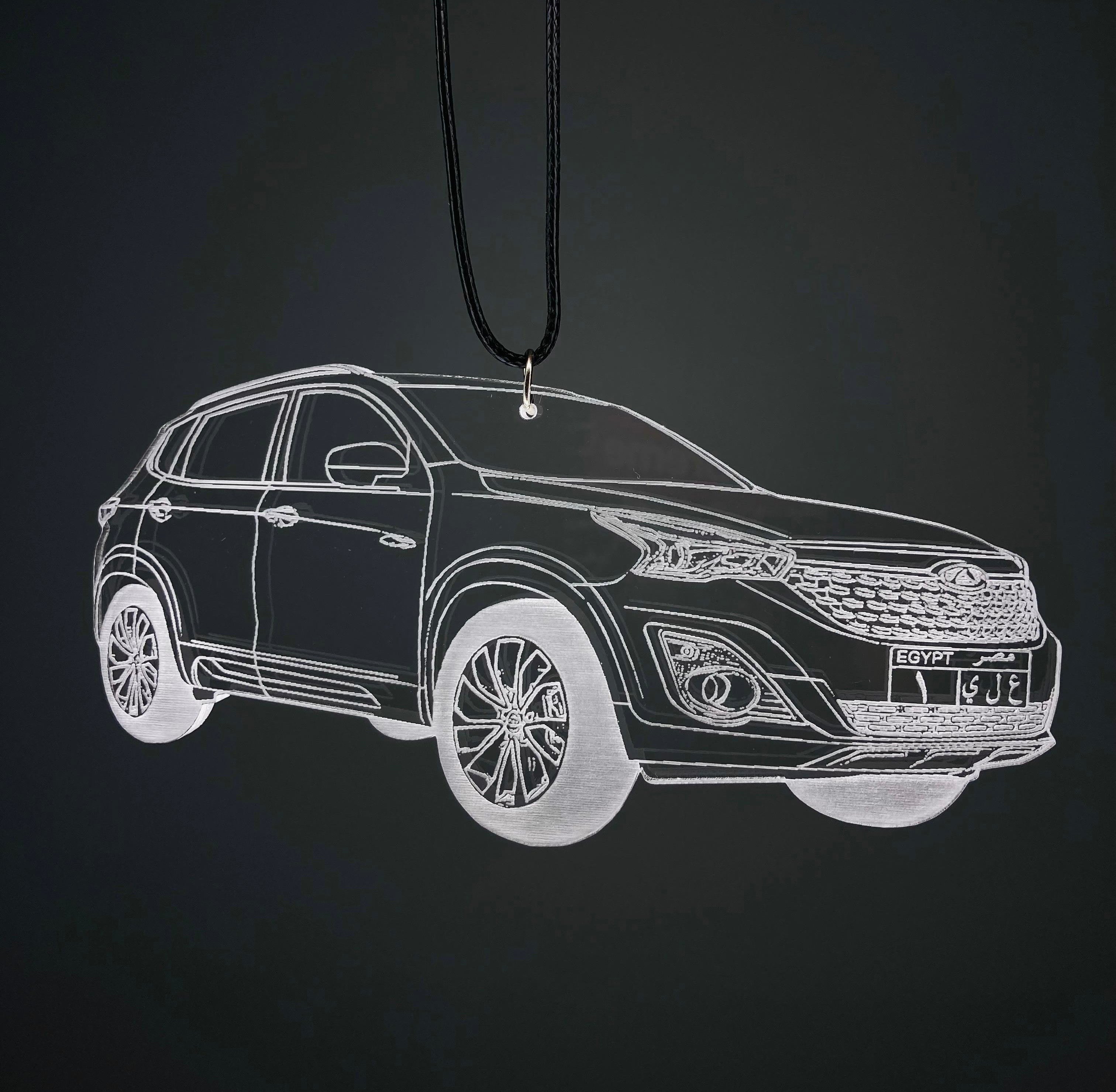 Custom Car Model Hanging_علاقة صالون علي شكل عربيتك